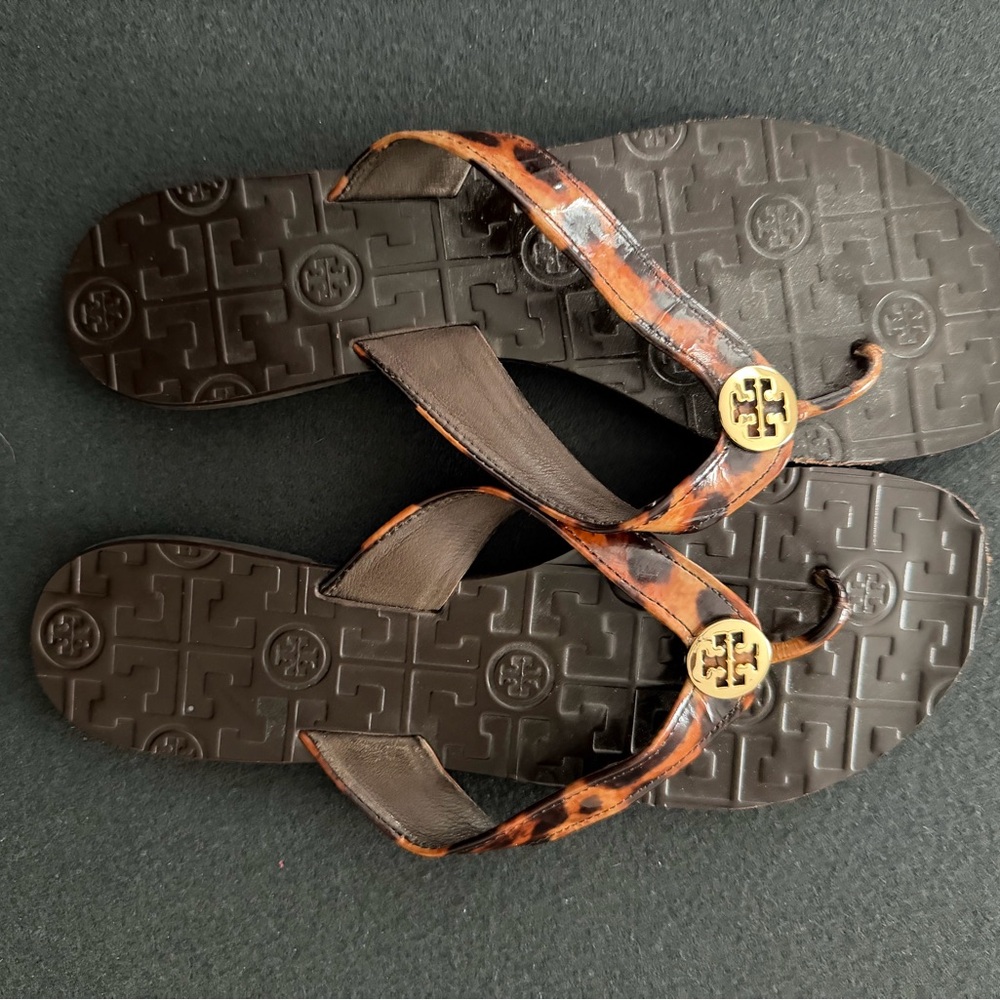 Tory Burch Men's Sandals in Brown and Tan